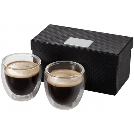 Set expresso 2 pièces Boda translucide double paroi - SEASONS